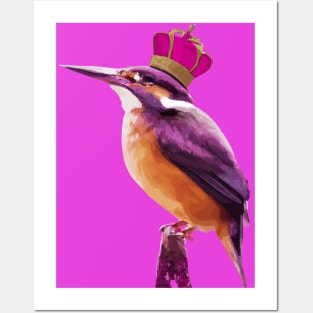 Bird with Crown Posters and Art